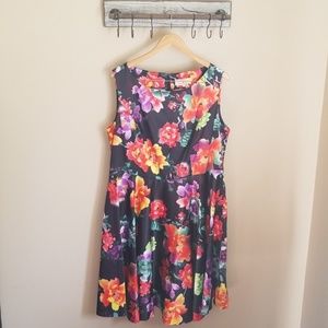 Grace Karin Sleeveless Floral Dress